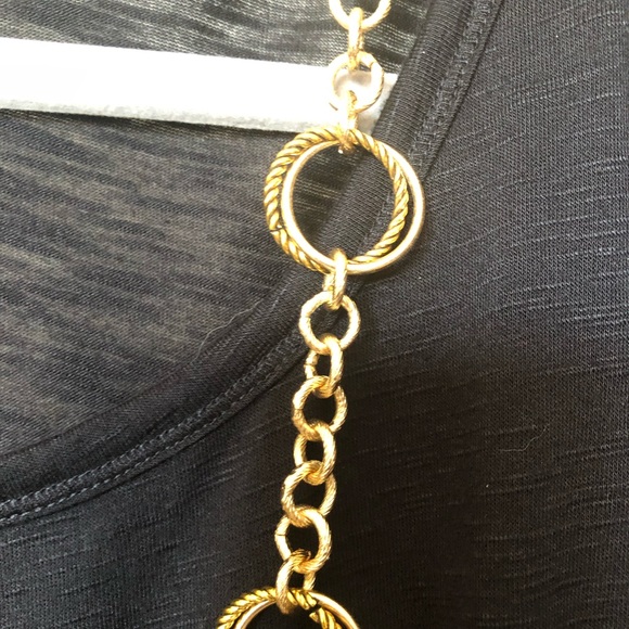 SOLD Charter Club Gold Tone Chain Link Necklace NWT - Picture 4 of 7